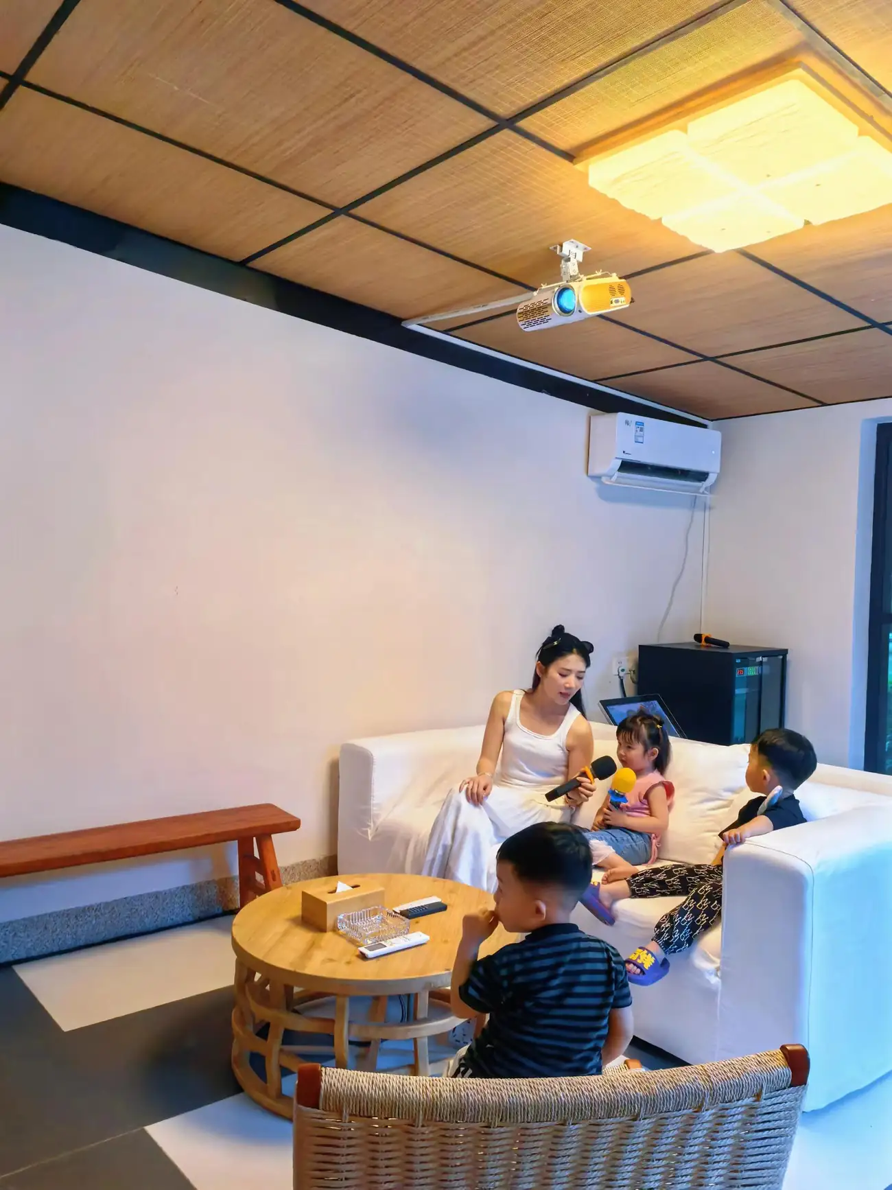 （出门溯溪） TING'FENG听风小筑 一房一私汤♨️从化全新4房5床山野小院｜亲子滑梯｜听风泡泉，归隐山林具象化～