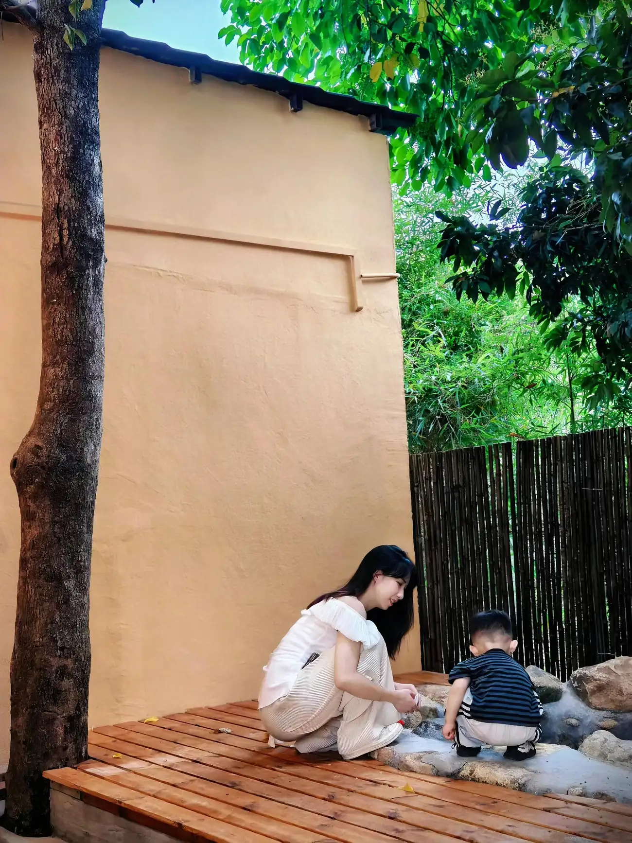（出门溯溪） TING'FENG听风小筑 一房一私汤♨️从化全新4房5床山野小院｜亲子滑梯｜听风泡泉，归隐山林具象化～