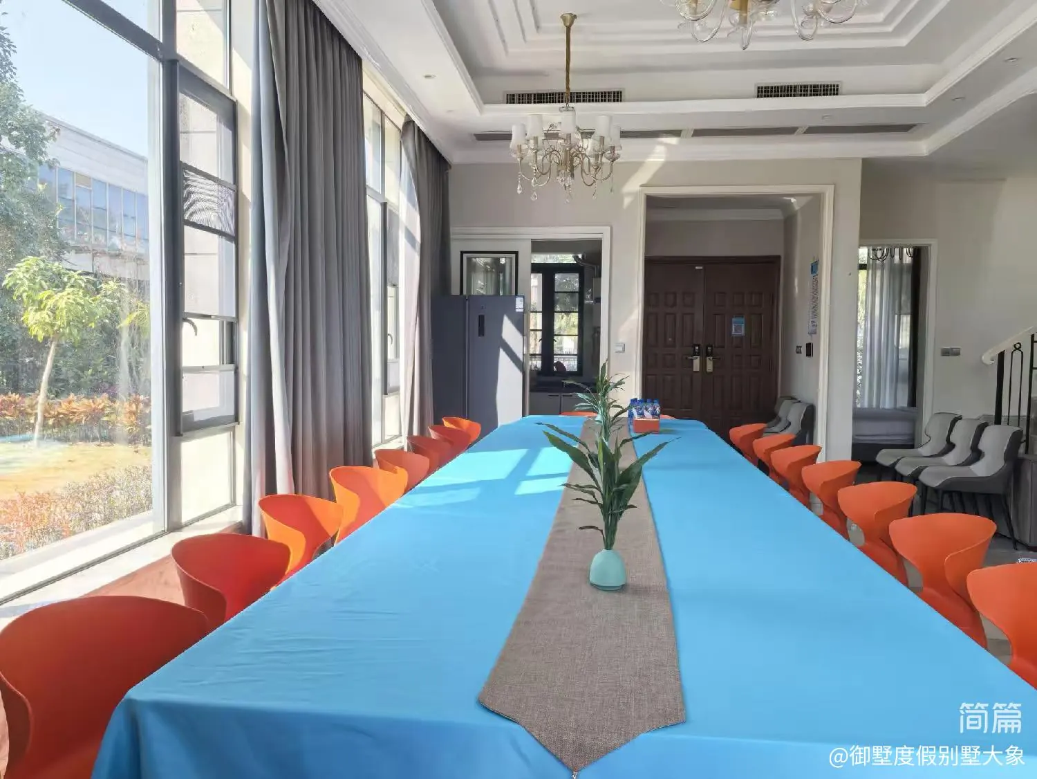 岁月无声@珠海海泉湾9房14床别墅|24人座会议室｜私汤泡池|游泳池|无烟烧烤炉|星空房|厨房|麻将|80记忆街机｜标准黑8台球🎱 A栋 全屋小米分体空调、制冷效果好 B栋 格力中央空调、制冷效果嘎嘎