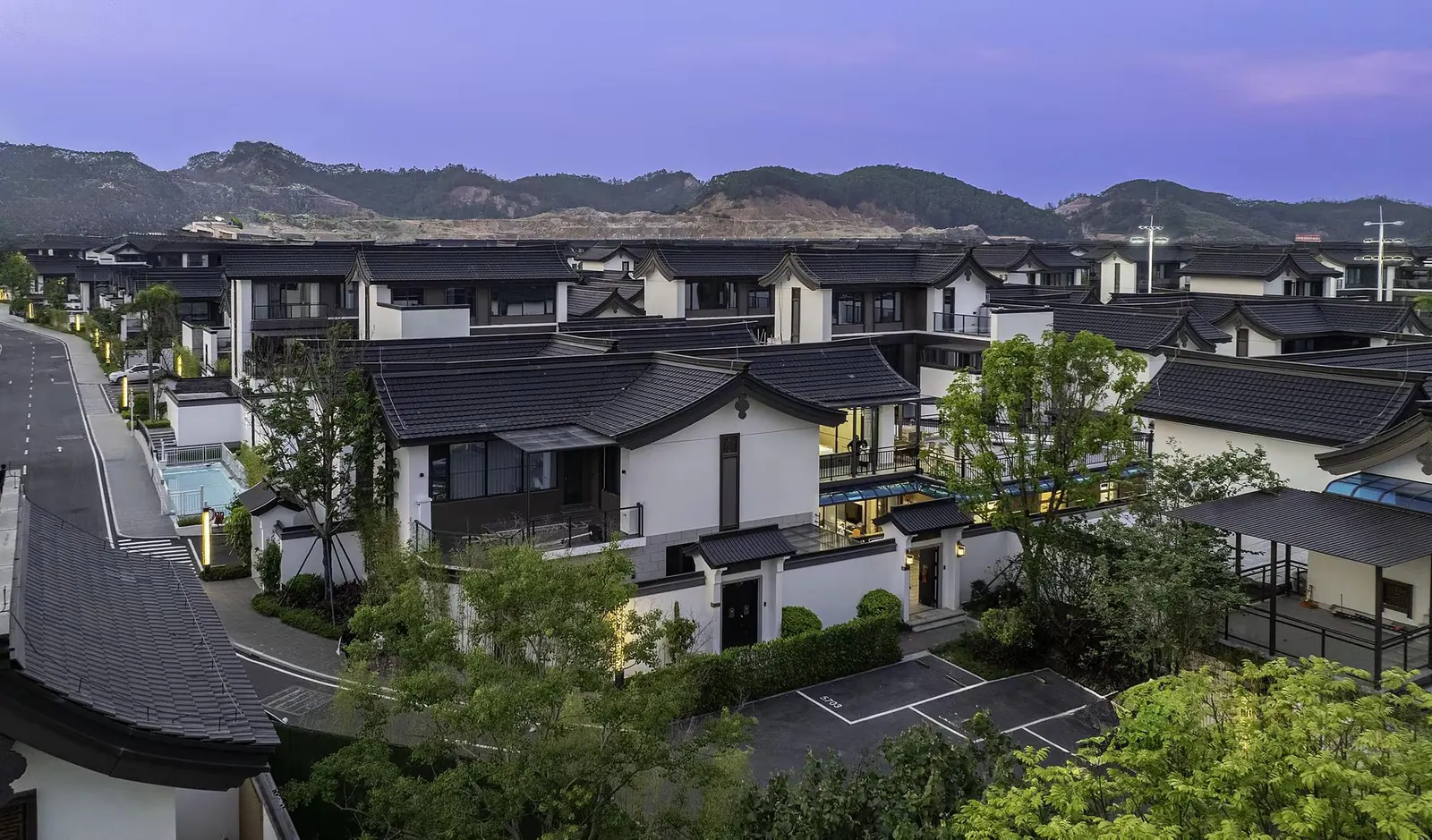 清远长隆.湖蝶湾全新高端 二街5703·6房8大床 温泉🏠独栋别墅