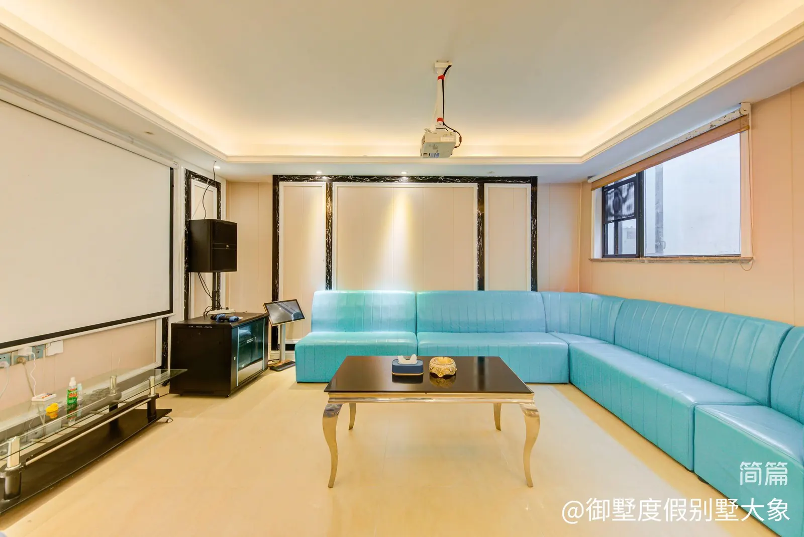 流星花园B 珠海海泉湾•6房10床别墅｜温泉泡池/黑8台球/KTV/麻将/烧烤/游泳池｜儿童积木墙 全屋美的分体冷暖空调