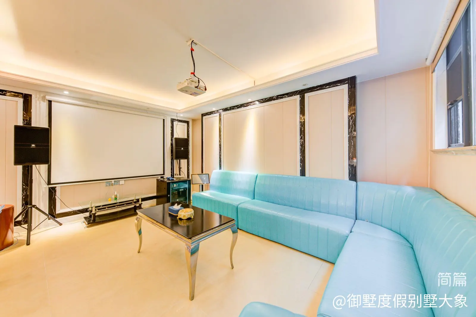 流星花园B 珠海海泉湾•6房10床别墅｜温泉泡池/黑8台球/KTV/麻将/烧烤/游泳池｜儿童积木墙 全屋美的分体冷暖空调