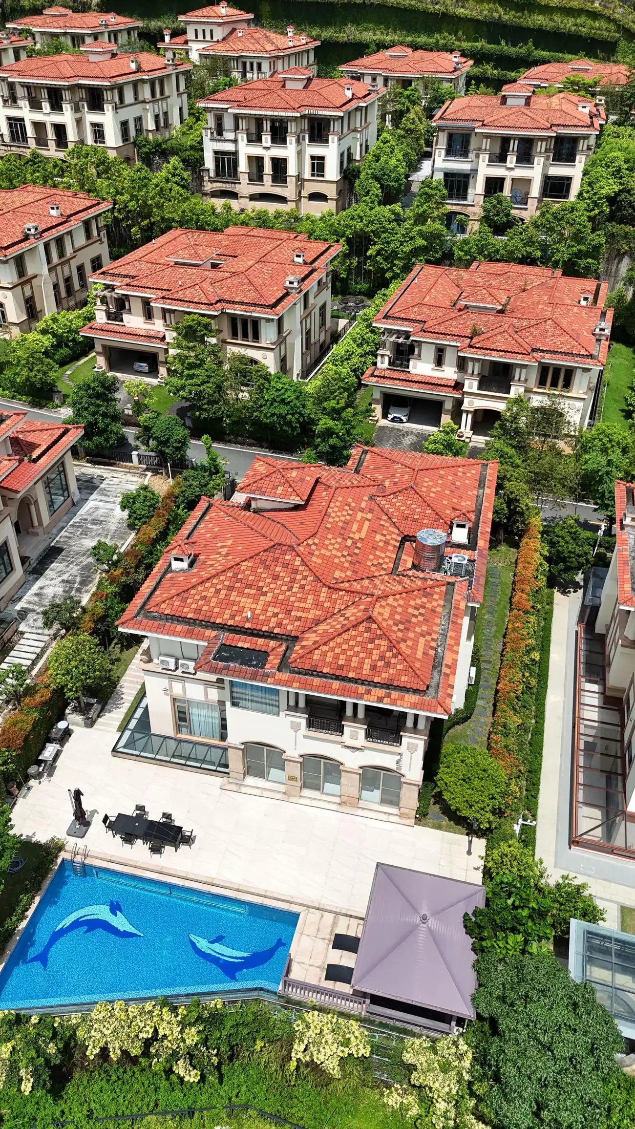 『ANDES VILLA​安第斯』增城锦绣香江东街28·奢华8房13床（全套间）无边泳池温泉别墅｜会议室｜近溯溪