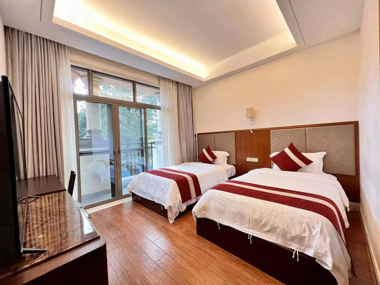 『UBUD VILLA乌布』增城锦绣香江·中街9·国潮6房10床（全套间）温泉别墅｜近溯溪