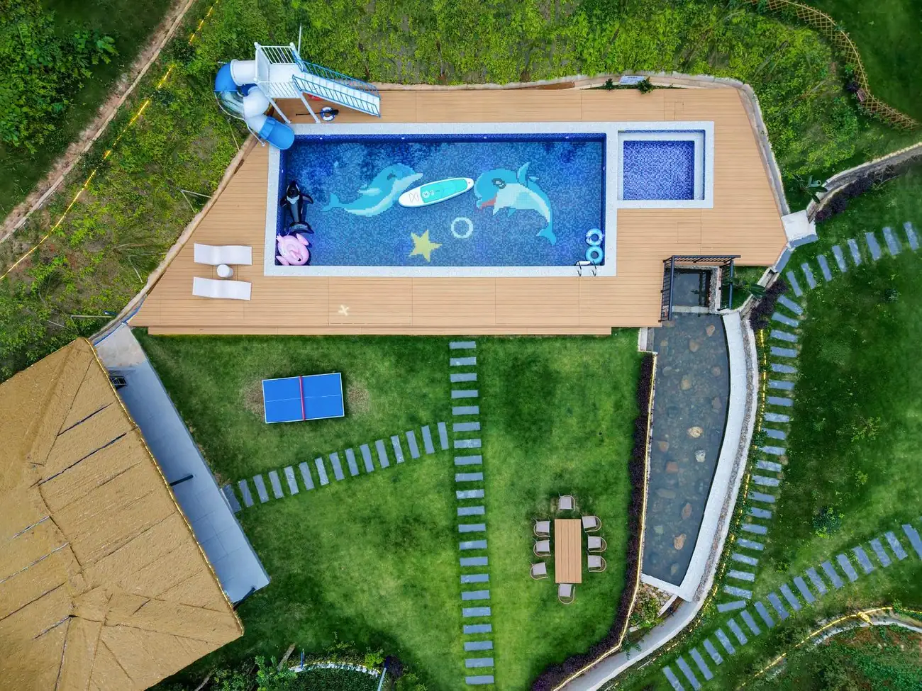 溪畔雅筑丨大花园 丨山水溯溪丨团建 |全套间·9房14床