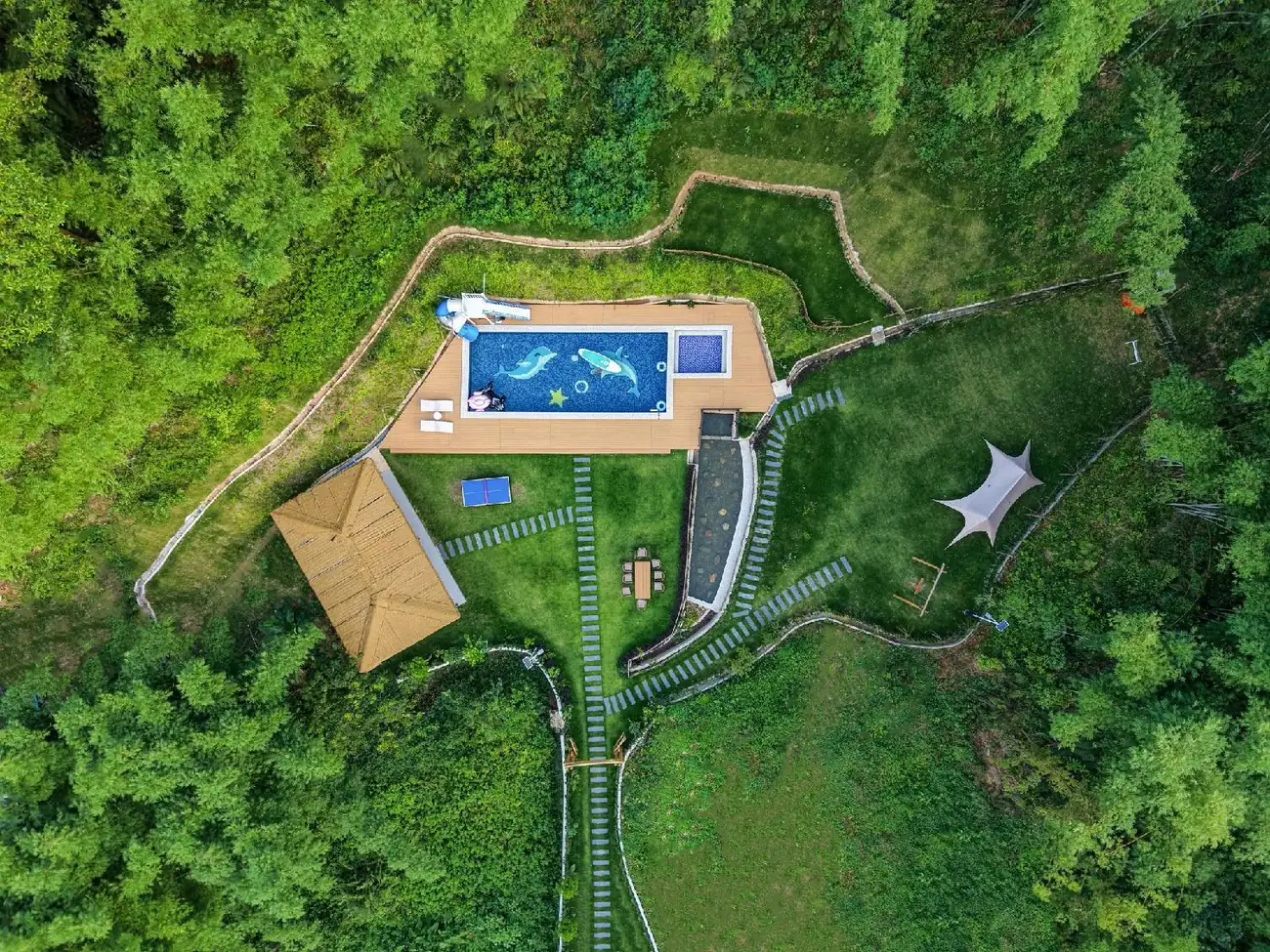 溪畔雅筑丨大花园 丨山水溯溪丨团建 |全套间·9房14床
