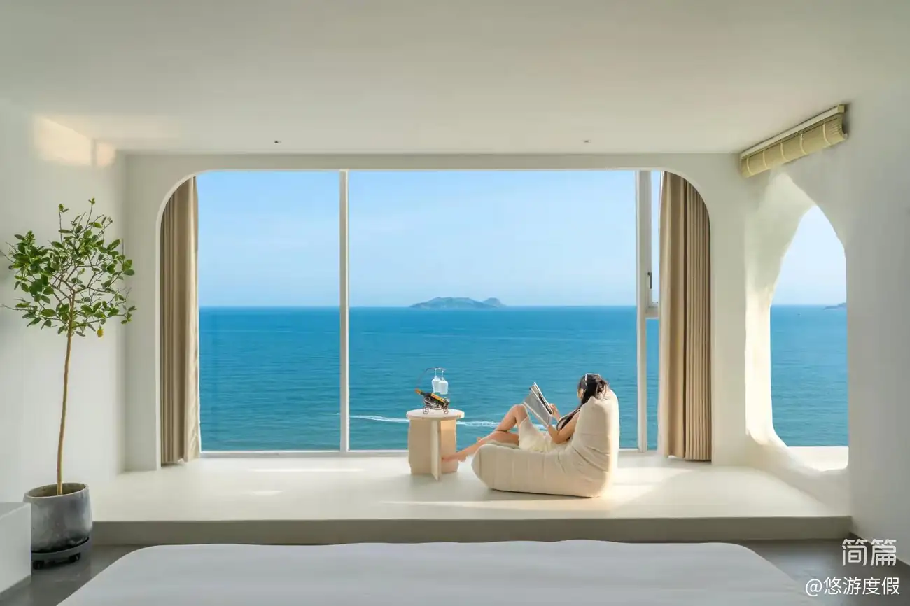 MIYUE 蜜悦·圣托里尼 惠州·双月湾海景美宿🌊 栖于洞穴之境 | 随海浪翩跹入梦 可单间预定 or 26房30床团建包场 🍸每房含双人早餐、下午茶、鸡尾酒套餐、旅拍