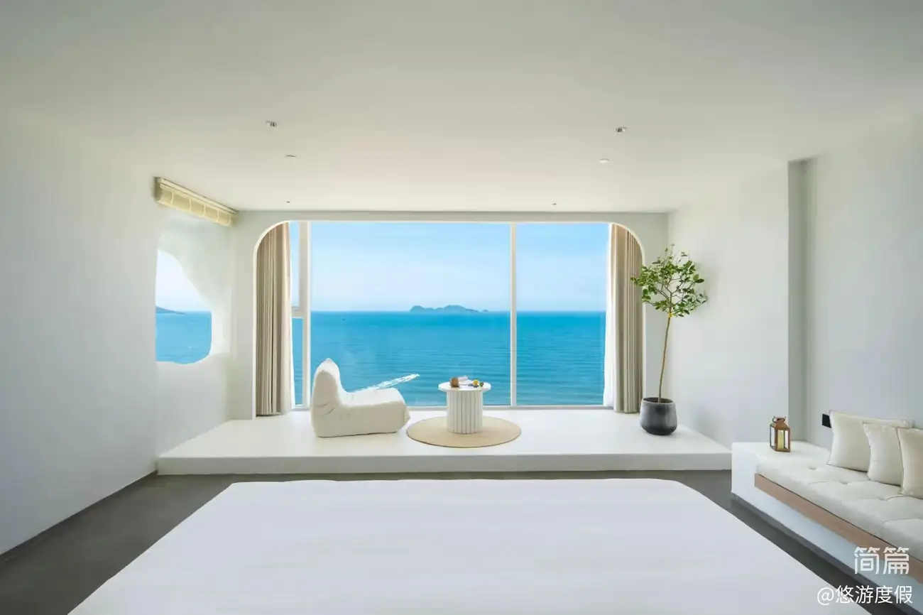 MIYUE 蜜悦·圣托里尼 惠州·双月湾海景美宿🌊 栖于洞穴之境 | 随海浪翩跹入梦 可单间预定 or 26房30床团建包场 🍸每房含双人早餐、下午茶、鸡尾酒套餐、旅拍