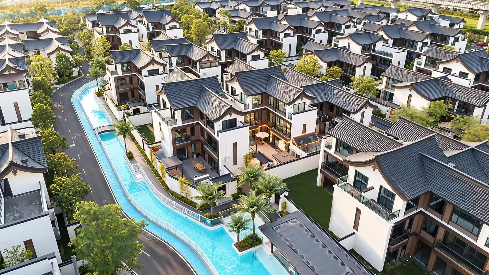 清远长隆.湖蝶湾·芳庭6房9床温泉度假别墅🏡(瀚林园3202)