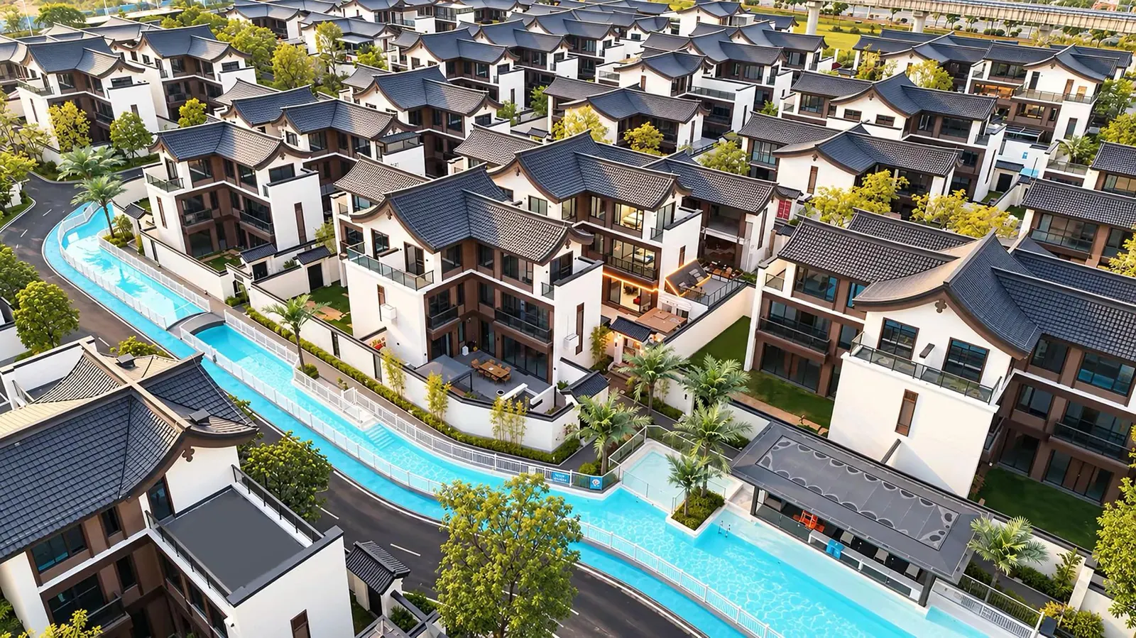 清远长隆.湖蝶湾·芳庭6房9床温泉度假别墅🏡(瀚林园3202)